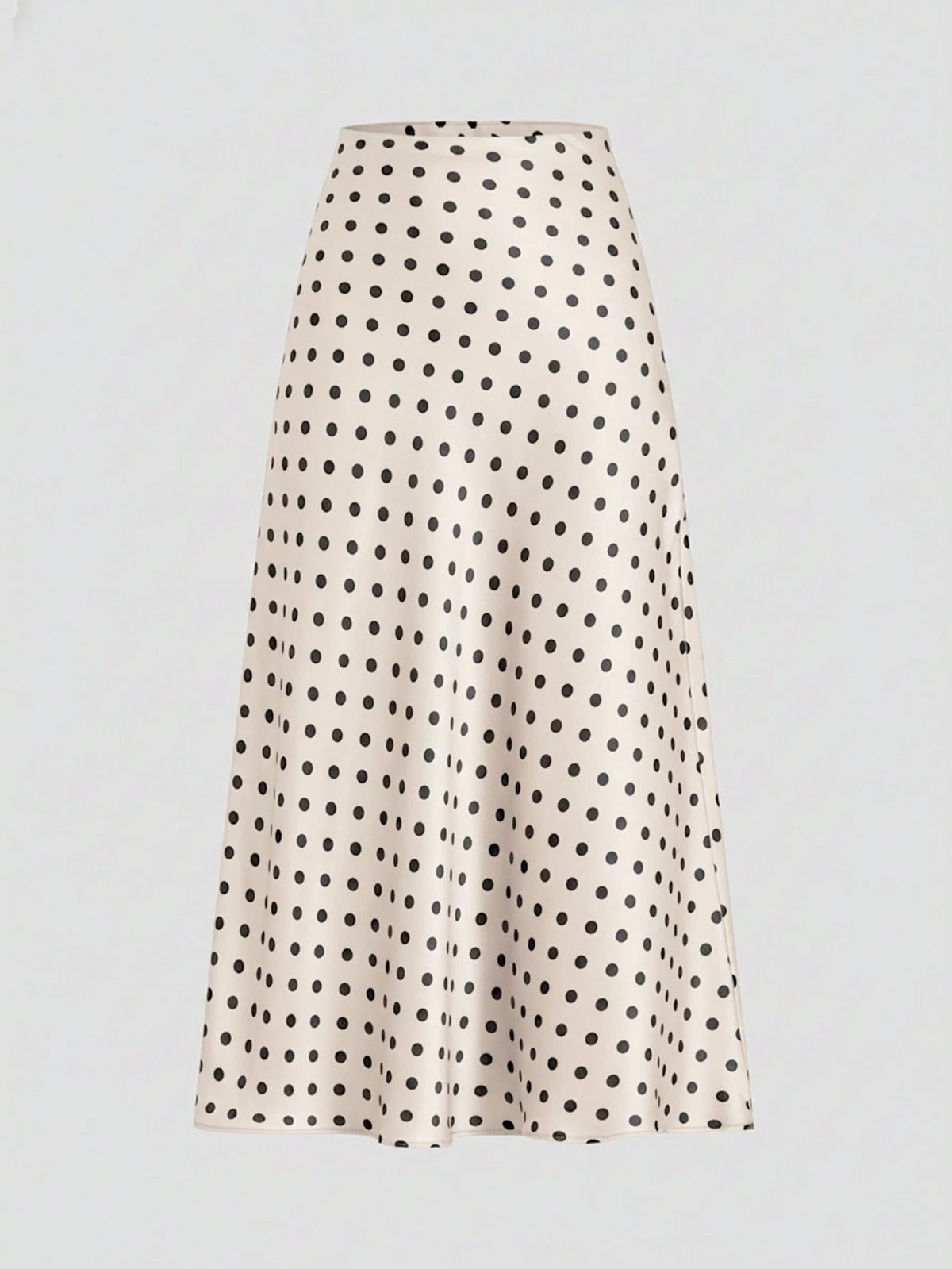 Firerie Women's Retro Elegant Polka Dot Print Vacation Style Skirt,Fall,Fall For Women,Winter For Women,Vacation