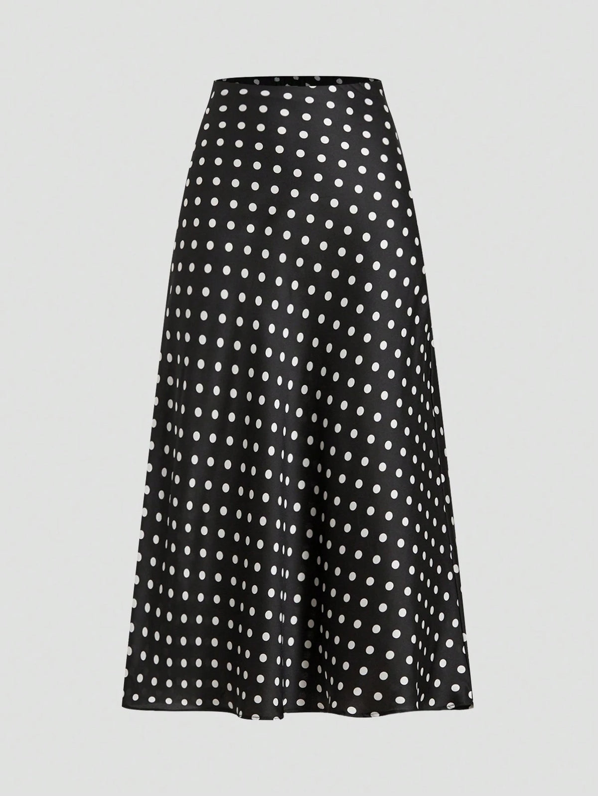Firerie Women's Retro Elegant Polka Dot Print Vacation Style Skirt,Fall,Fall For Women,Winter For Women,Vacation