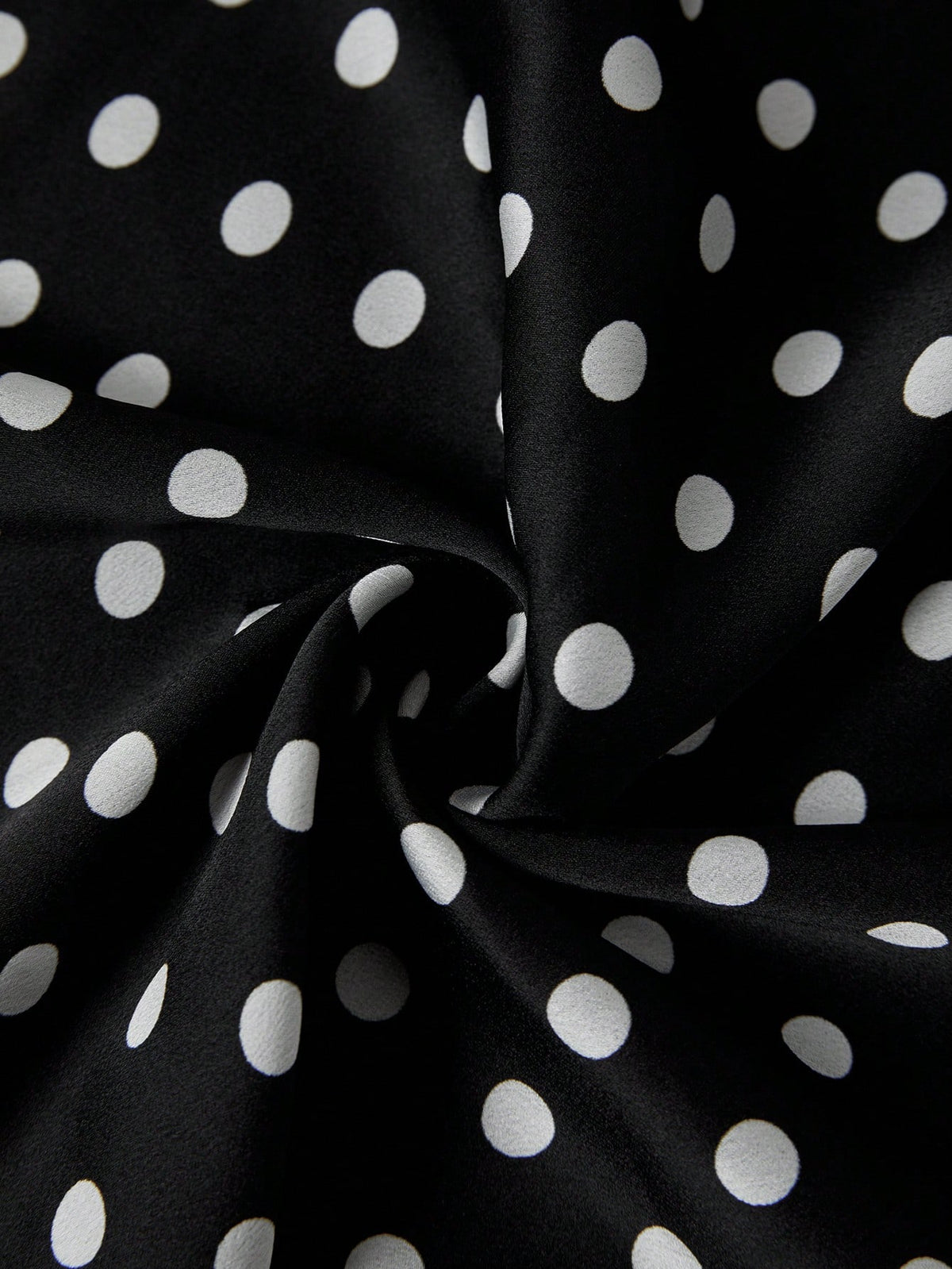 Firerie Women's Retro Elegant Polka Dot Print Vacation Style Skirt,Fall,Fall For Women,Winter For Women,Vacation