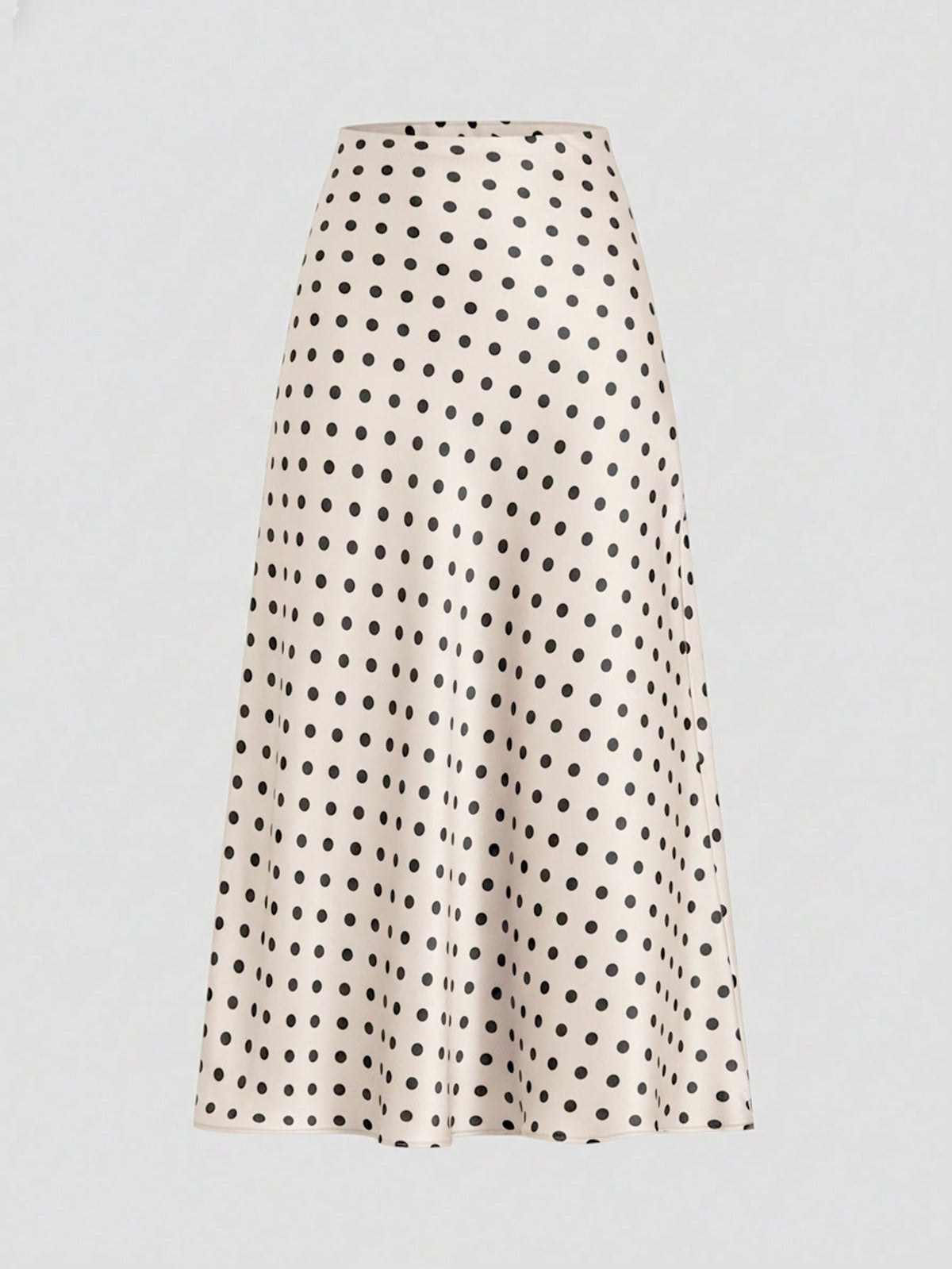 Firerie Women's Retro Elegant Polka Dot Print Vacation Style Skirt,Fall,Fall For Women,Winter For Women,Vacation