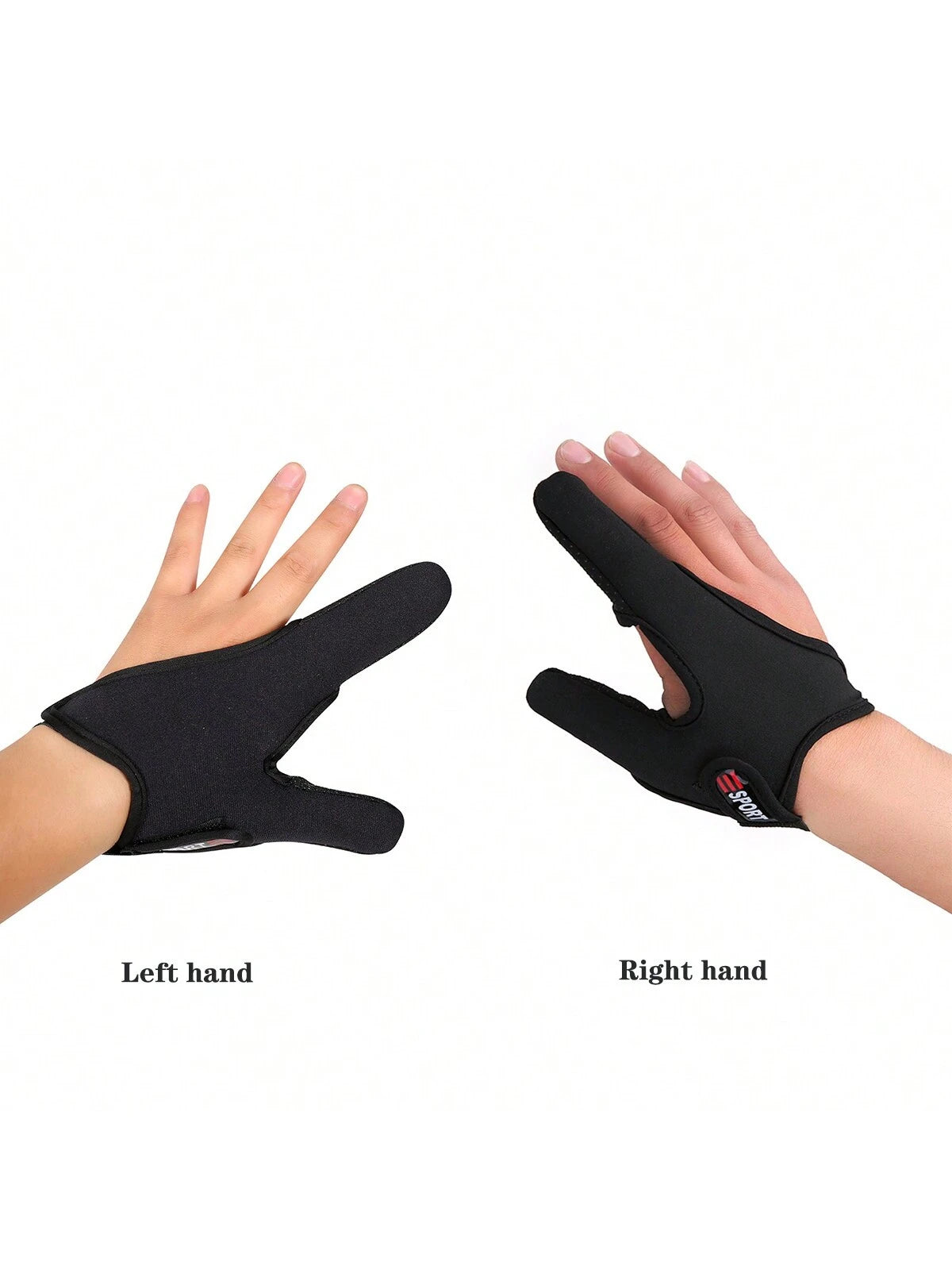 Fishing Gloves 2 Fingers Protector Breathable Anti-Slip Anti-Cut Fishing Gloves Carp Outdoor Fishing Tackle Accessories Supplies