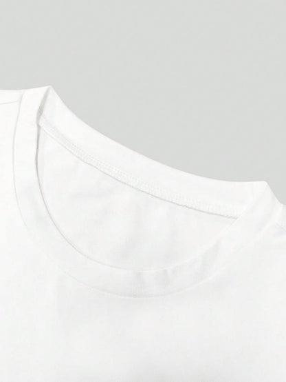 Floral Embroidery Short Sleeve T-Shirt, Summer Tee, Refreshing Women Top, Aesthetic Tee, Handcraft Embroidery Lover Gift