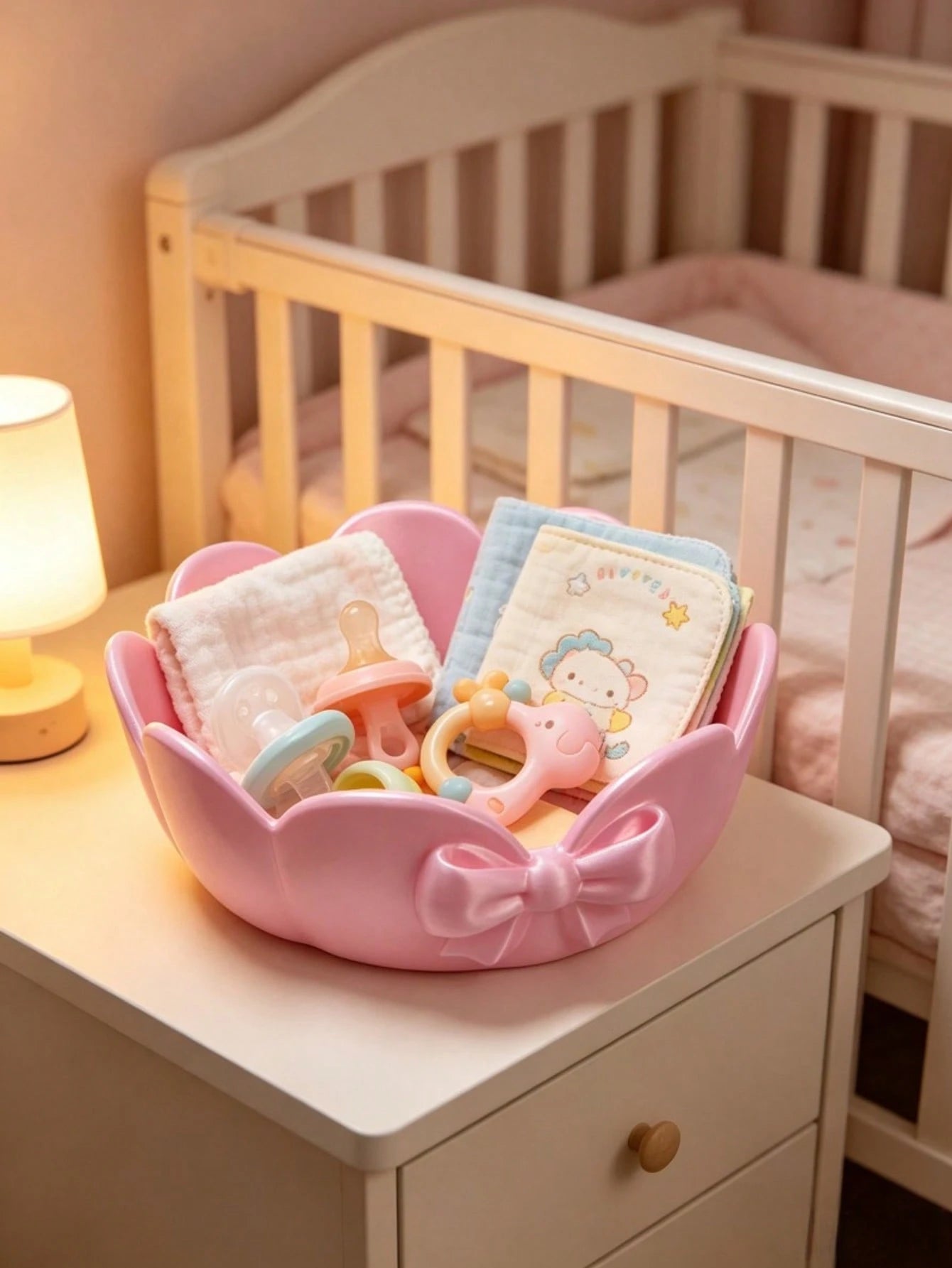 Flower-Shaped Storage Tray, Suitable For Storing Various Baby Hair Accessories, Toys And Other Items, Ideal For Daily Storage In Multiple Indoor Settings
