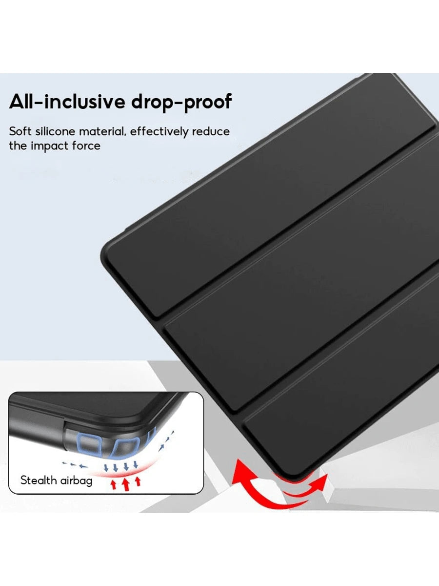 Foldable Tablet Protective Case, Shockproof Protective Cover Compatible With Samsung Galaxy Tab S9 Fe S8 S7 A9+ A7 Lite S6 Lite/ Tab P11 Plus And MatePad/ Pad SE