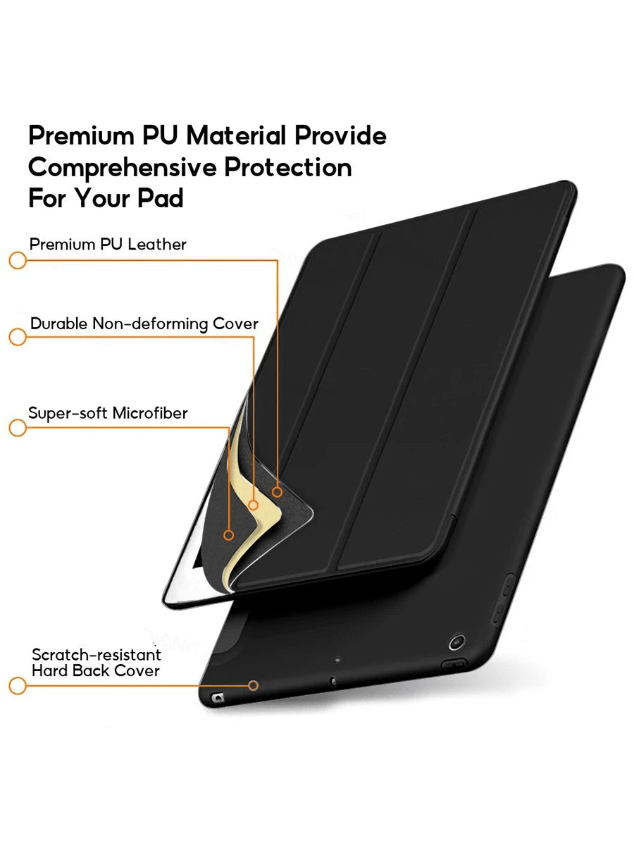 Foldable Tablet Protective Case, Shockproof Protective Cover Compatible With Samsung Galaxy Tab S9 Fe S8 S7 A9+ A7 Lite S6 Lite/ Tab P11 Plus And MatePad/ Pad SE