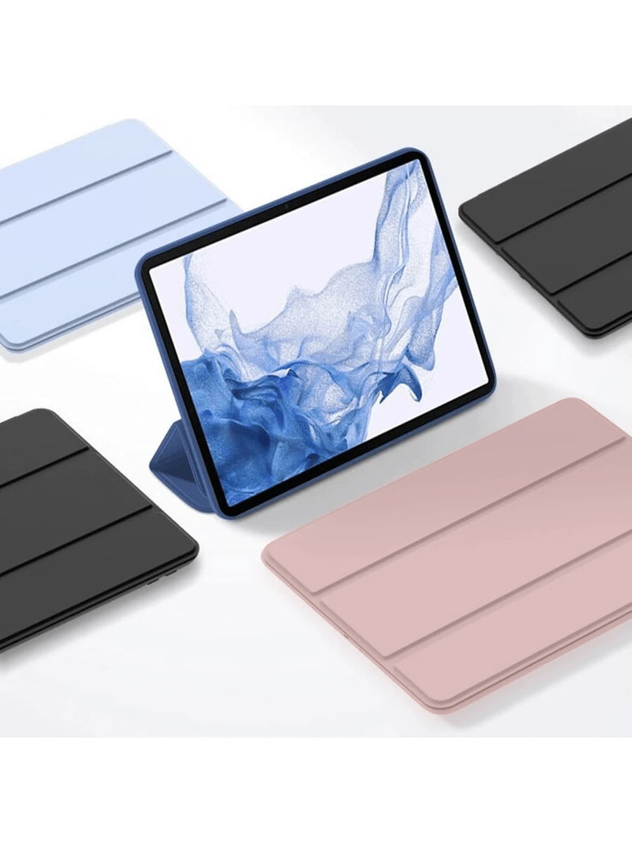 Foldable Tablet Protective Case, Shockproof Protective Cover Compatible With Samsung Galaxy Tab S9 Fe S8 S7 A9+ A7 Lite S6 Lite/ Tab P11 Plus And MatePad/ Pad SE