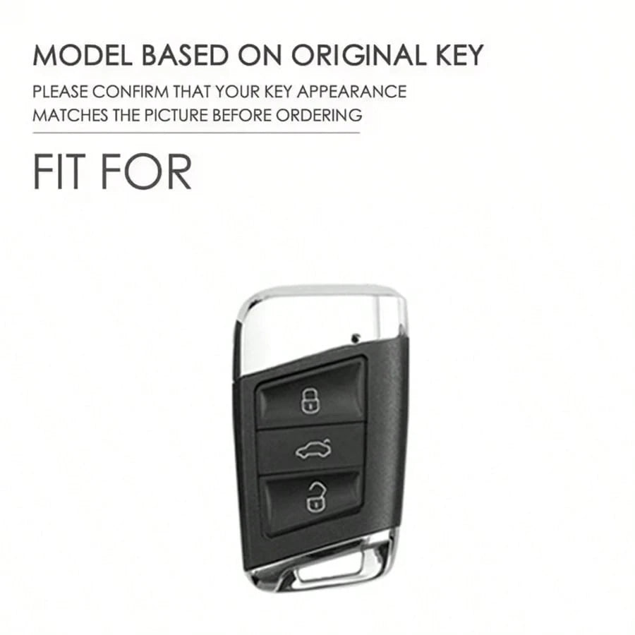 For VW Magotan Passat B8 Golf For Superb A7 Accessories Alloy Car Key Case Cover Shell Keychain Fob
