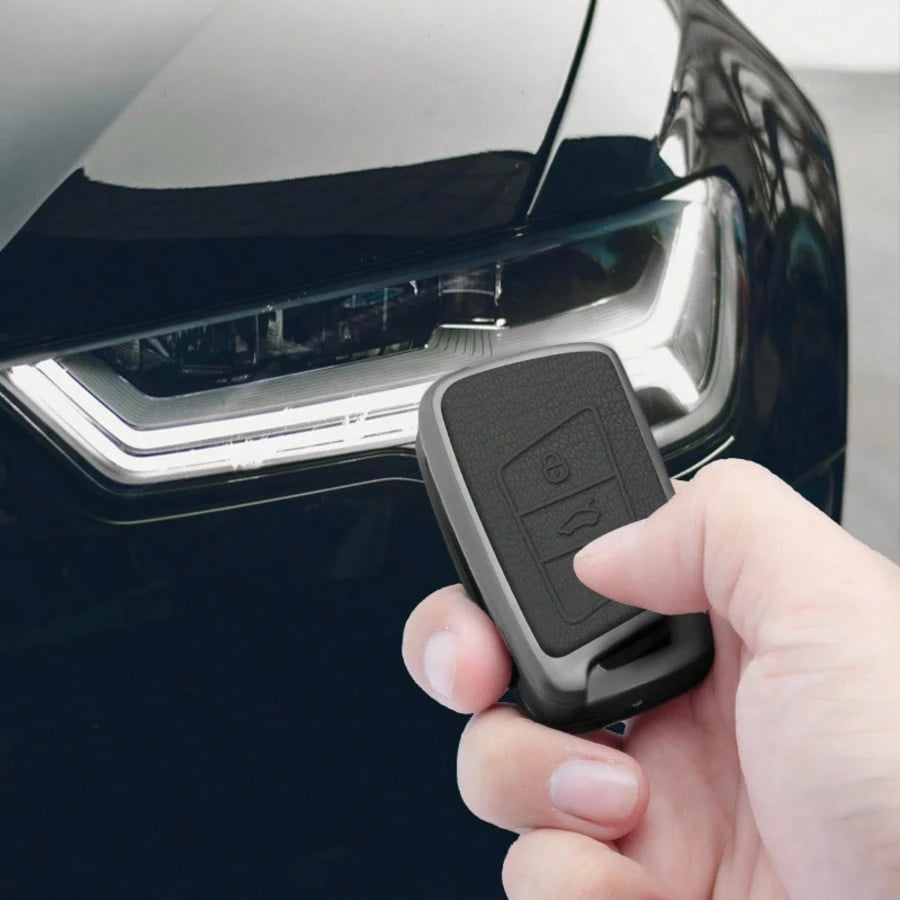 For VW Magotan Passat B8 Golf For Superb A7 Accessories Alloy Car Key Case Cover Shell Keychain Fob