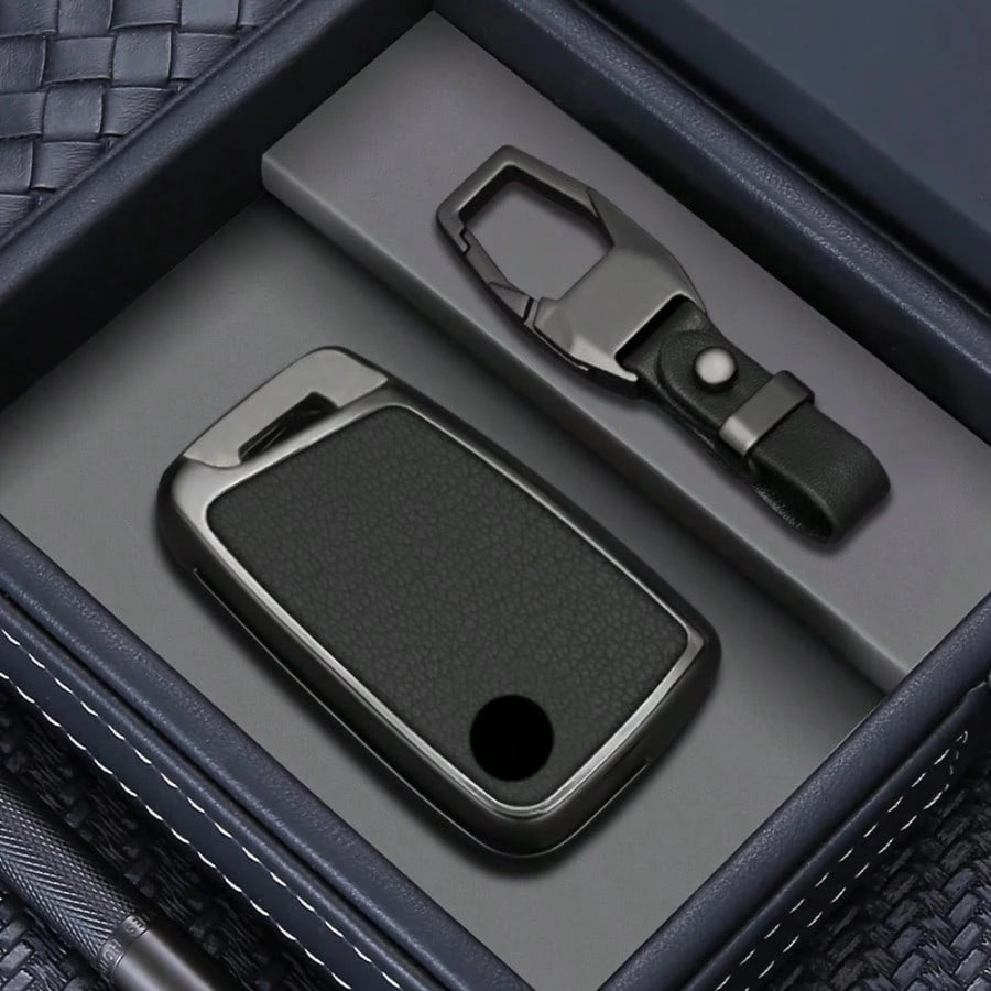 For VW Magotan Passat B8 Golf For Superb A7 Accessories Alloy Car Key Case Cover Shell Keychain Fob