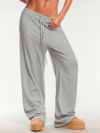 Forever 21 Fall Casual Women's Wide Leg Pants Airport Women Outfits