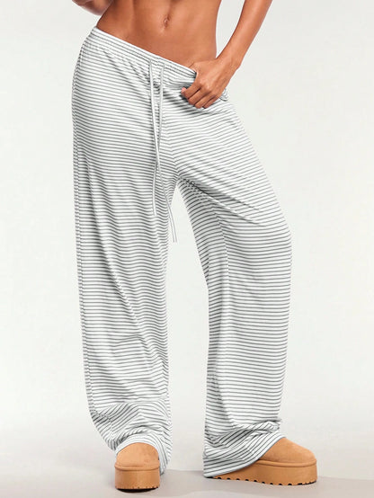 Forever 21 Fall Casual Women's Wide Leg Pants Airport Women Outfits