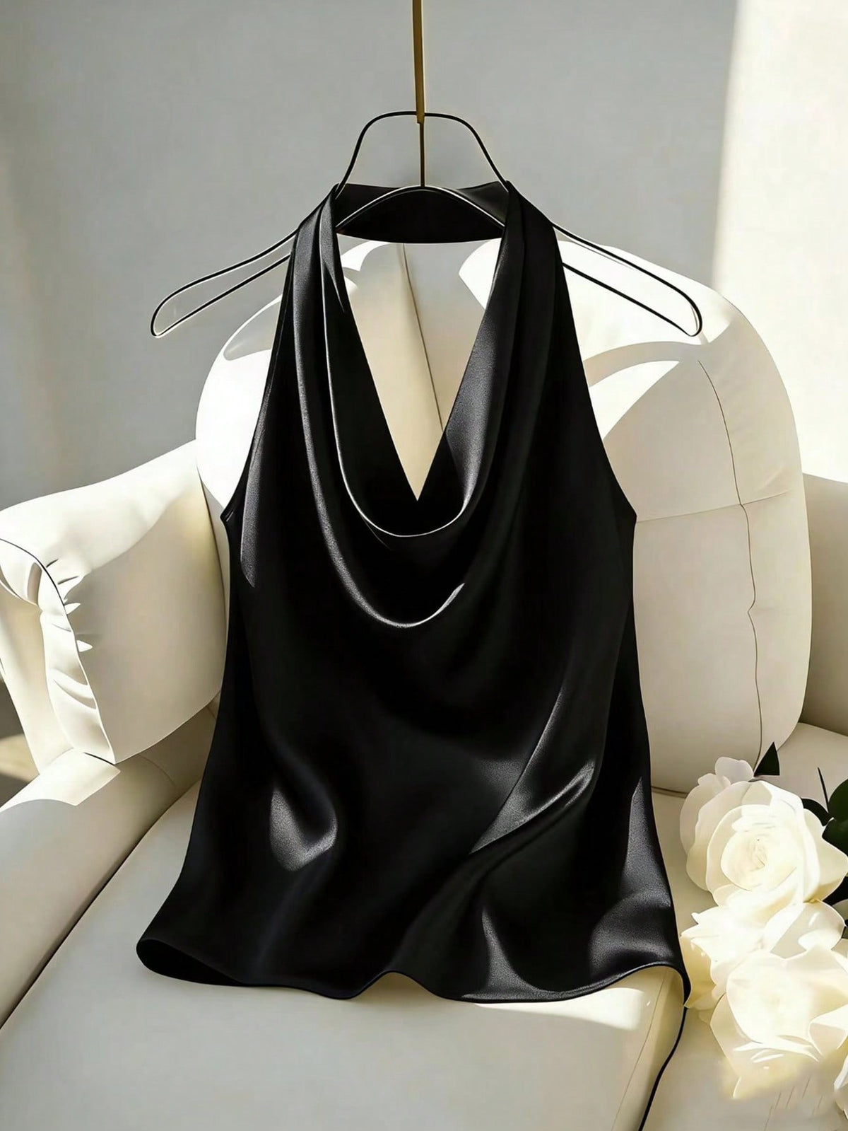 Franclia New Arrival Spring/Summer Halter Backless Fitted Women Tank Top