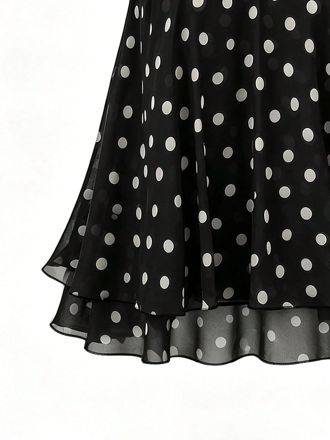 Franclia Plus Size Women Polka Dot Print Casual Camisole Tank Top