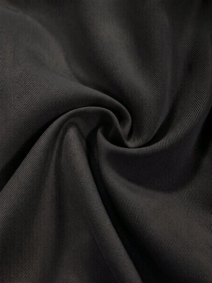 Franclia Women's Black Summer Casual Solid Color Skirt, Side Slit Design For Office,Date,Business,Commute, Vintage,Street Style, & Holiday