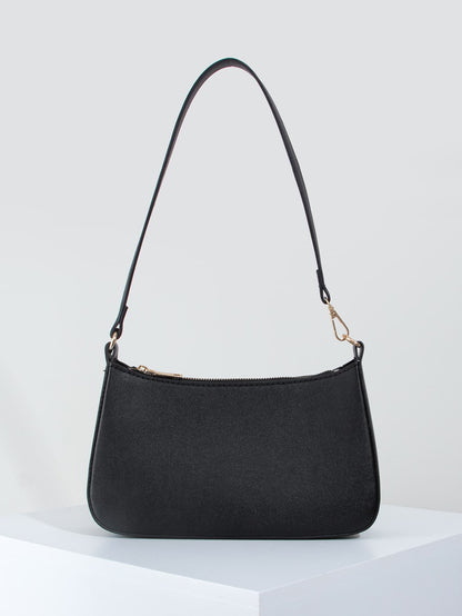 FRIFUL Lightweight,Business Casual Minimalist Zipper Up Shoulder Bag For Teen Girls Women