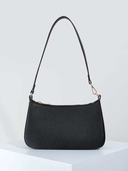 FRIFUL Lightweight,Business Casual Minimalist Zipper Up Shoulder Bag For Teen Girls Women