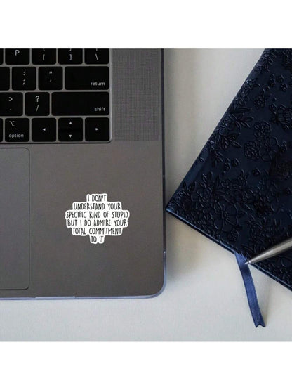 Funny "I Don't Understand Adulthood" Vinyl Sticker- Reusable