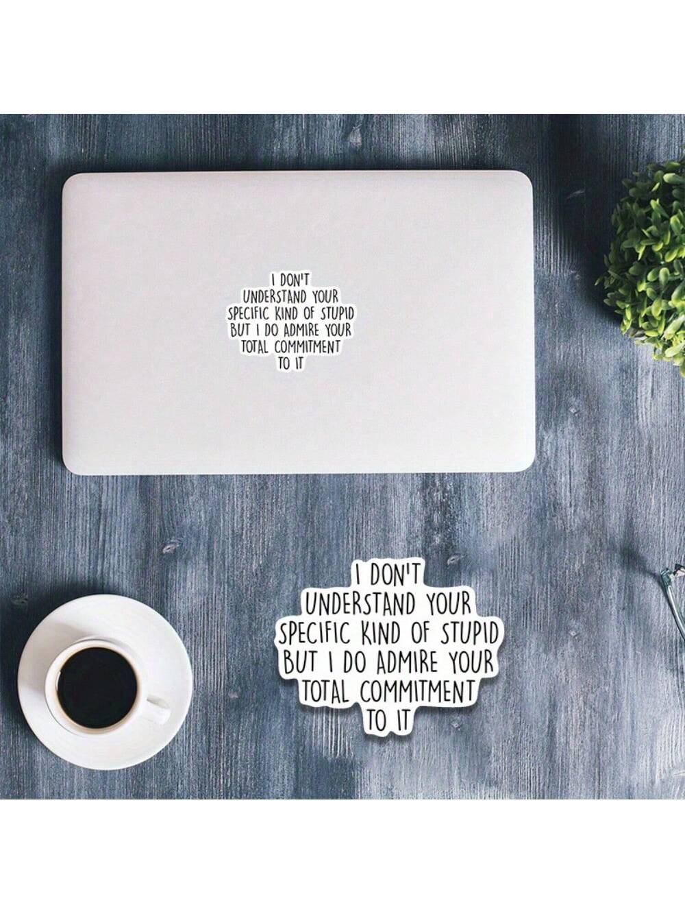 Funny "I Don't Understand Adulthood" Vinyl Sticker- Reusable