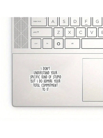 Funny "I Don't Understand Adulthood" Vinyl Sticker- Reusable