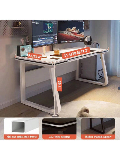 Gaming Desk Computer Writing Table Student Art Modren Simple Style PC Wood Suitable For Home, Office