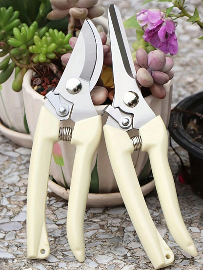 Garden Pruning Scissors Set- Ideal For Trimming, Pruning And Cutting Branches And Flowers, Gardening Shears, Plant Garden Clips, Bonsai And Fruit Picking