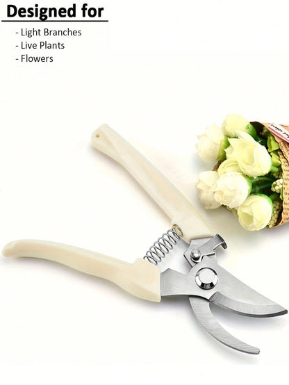 Garden Pruning Scissors Set- Ideal For Trimming, Pruning And Cutting Branches And Flowers, Gardening Shears, Plant Garden Clips, Bonsai And Fruit Picking