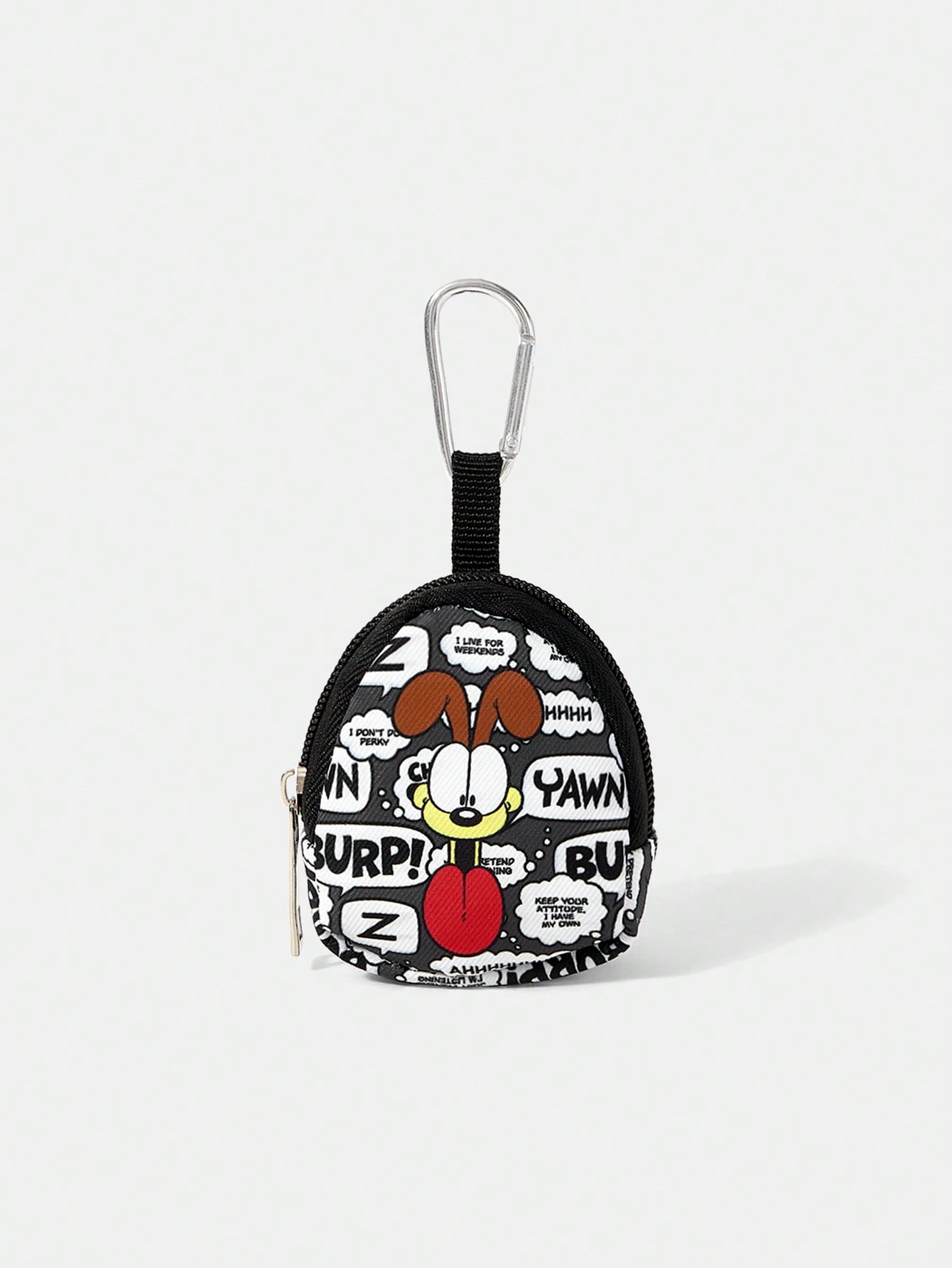GARFIELD| Coin Purse With Clasp And Zipper Pocket, Multi-Function Storage Bag, Coin Collection Organizer Pouch, Suitable For Both Men And Women