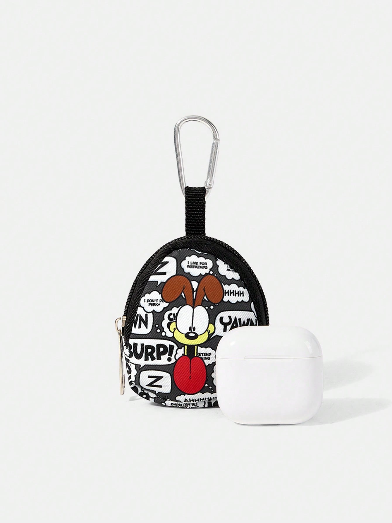 GARFIELD| Coin Purse With Clasp And Zipper Pocket, Multi-Function Storage Bag, Coin Collection Organizer Pouch, Suitable For Both Men And Women