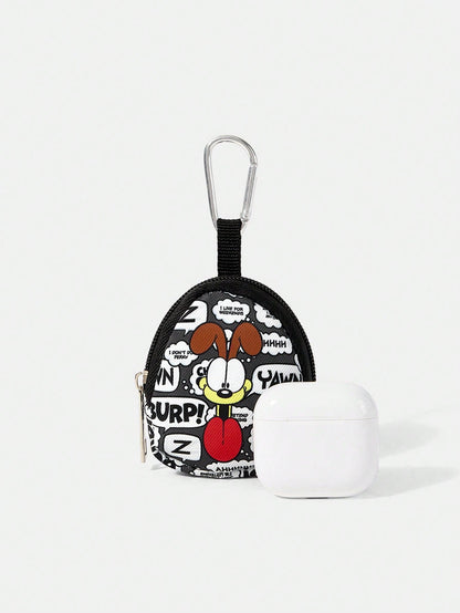 GARFIELD| Coin Purse With Clasp And Zipper Pocket, Multi-Function Storage Bag, Coin Collection Organizer Pouch, Suitable For Both Men And Women