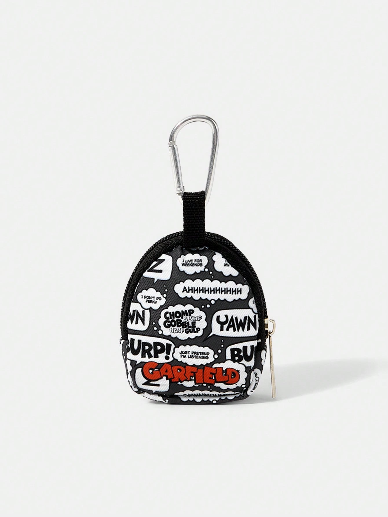 GARFIELD| Coin Purse With Clasp And Zipper Pocket, Multi-Function Storage Bag, Coin Collection Organizer Pouch, Suitable For Both Men And Women