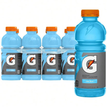 Gatorade Thirst, Cool Blue, 20 Fl Oz (Pack Of 8)