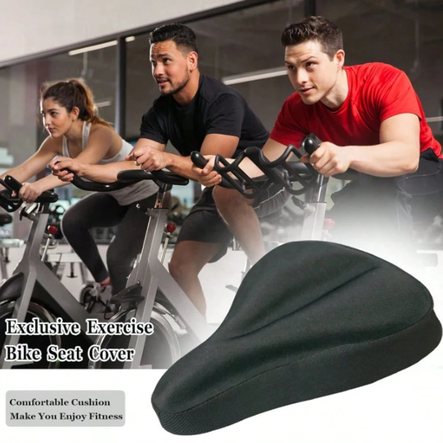 Gel-Filled Bicycle Seat Cushion, Comfortable Soft Pad For Men And Women, Suitable For Fitness Cycling