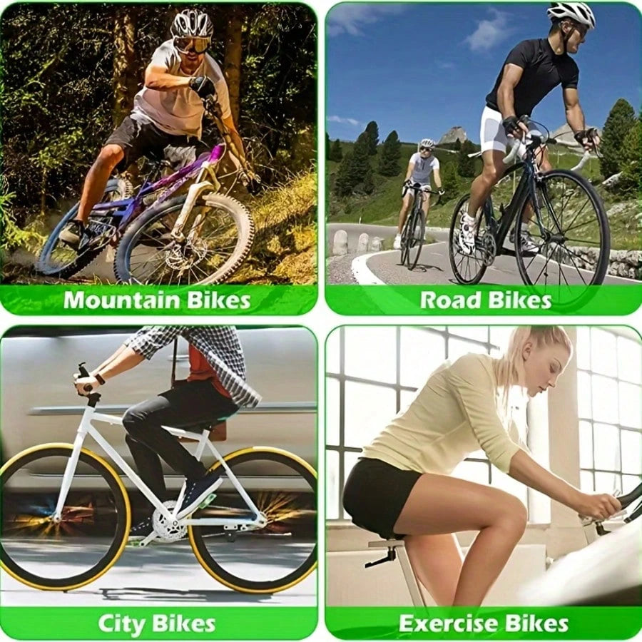 Gel-Filled Bicycle Seat Cushion, Comfortable Soft Pad For Men And Women, Suitable For Fitness Cycling