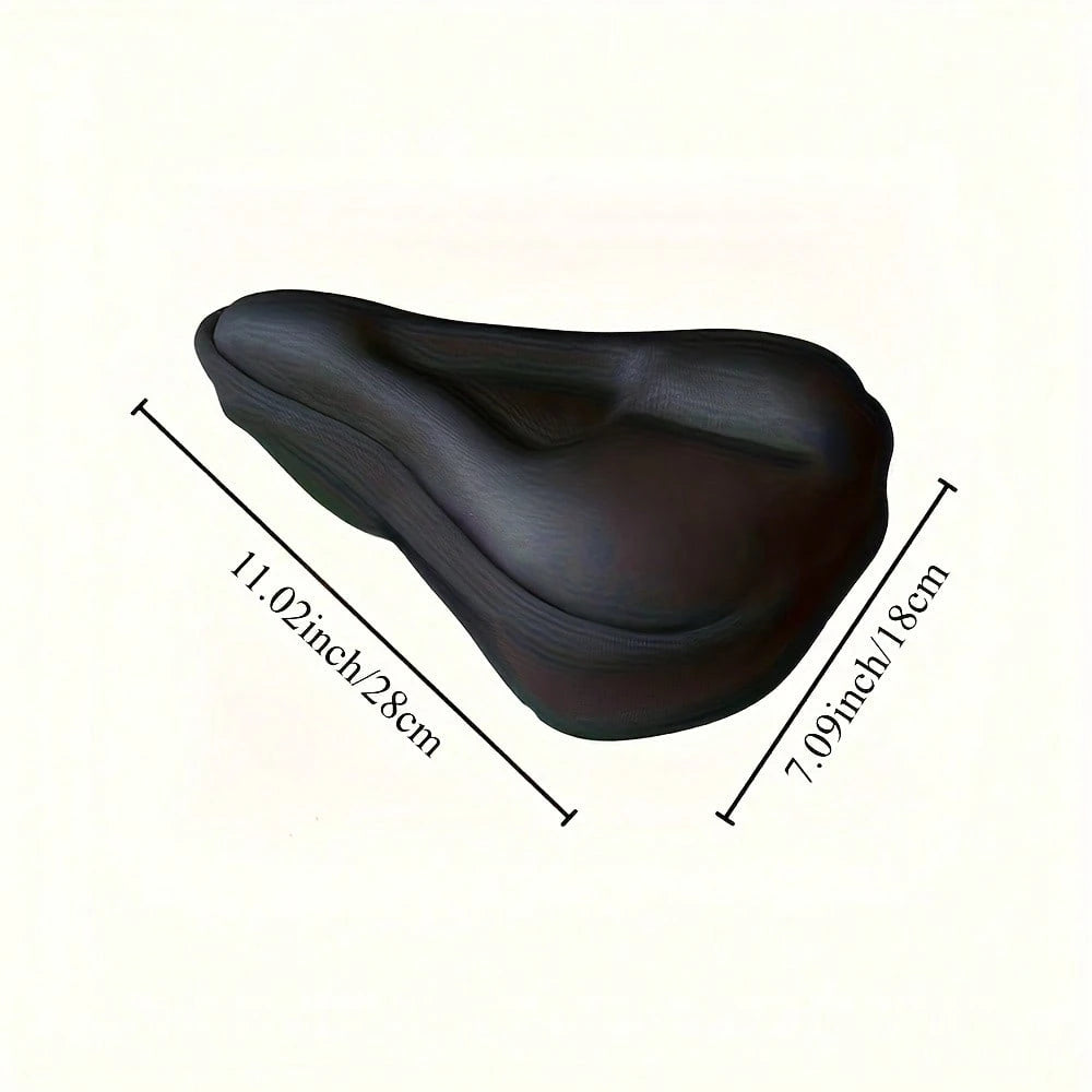 Gel-Filled Bicycle Seat Cushion, Comfortable Soft Pad For Men And Women, Suitable For Fitness Cycling