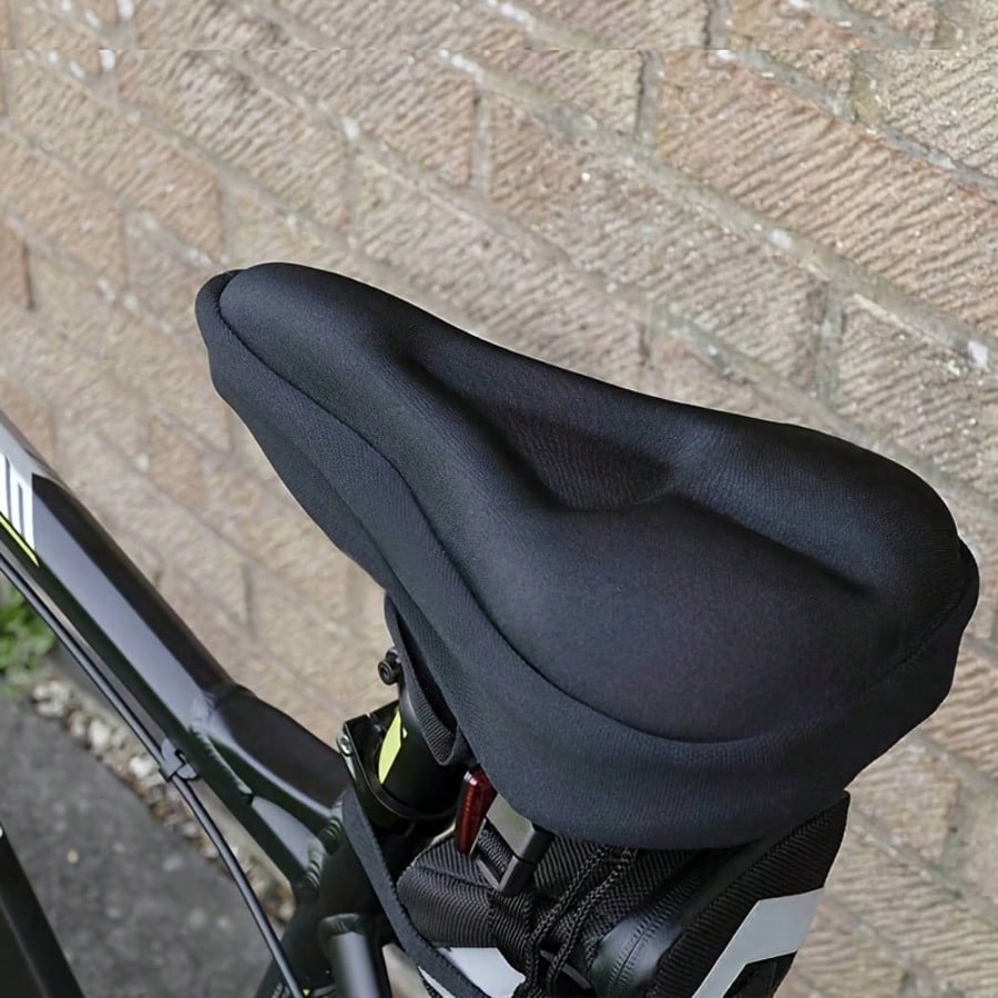 Gel-Filled Bicycle Seat Cushion, Comfortable Soft Pad For Men And Women, Suitable For Fitness Cycling