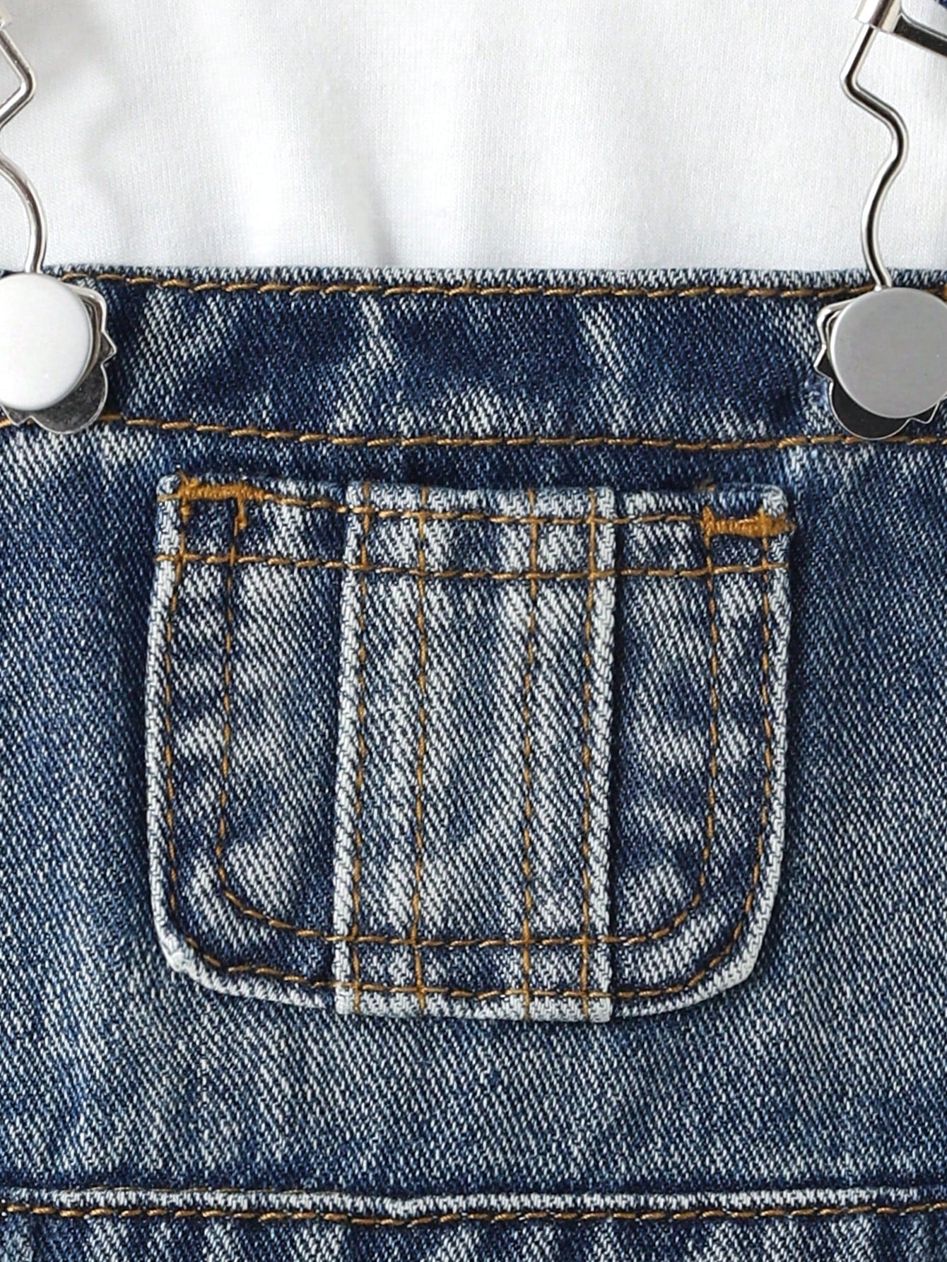 Genkimix Kids Baby Boy Casual Everyday Commute Fashion Street Ripped Denim Bib Pants (T-Shirt Not Included)