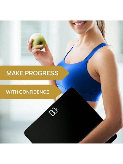 Glass Screen Weight Scale, High Precision Home Weight Scale With Smart Sensor, Hidden Bathroom Scale, Weight Loss Scale, Accurate To 0.05 Lbs, Bright LED Display And Clear Large Numbers, Quality Upgra