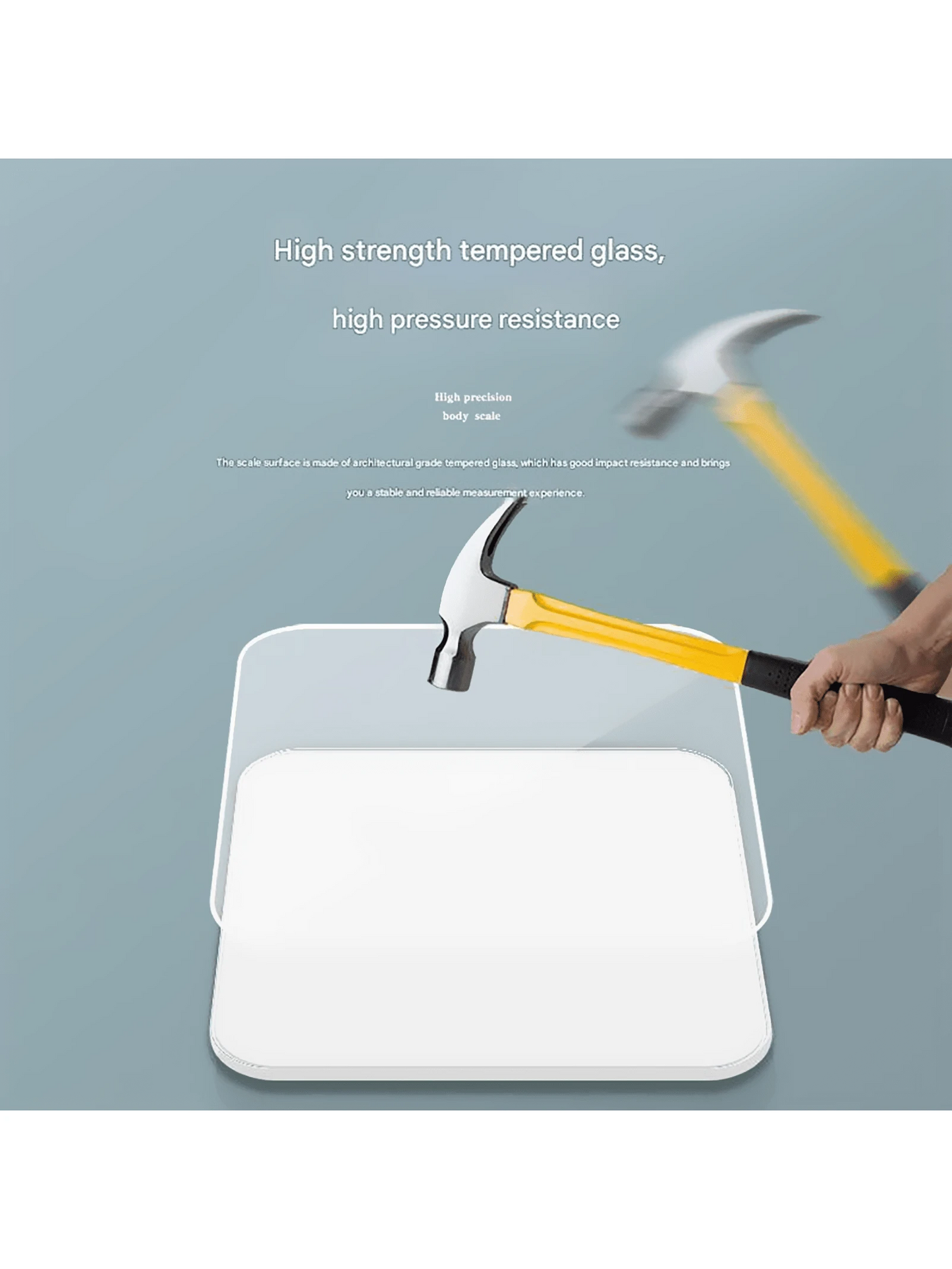 Glass Screen Weight Scale, High Precision Home Weight Scale With Smart Sensor, Hidden Bathroom Scale, Weight Loss Scale, Accurate To 0.05 Lbs, Bright LED Display And Clear Large Numbers, Quality Upgra