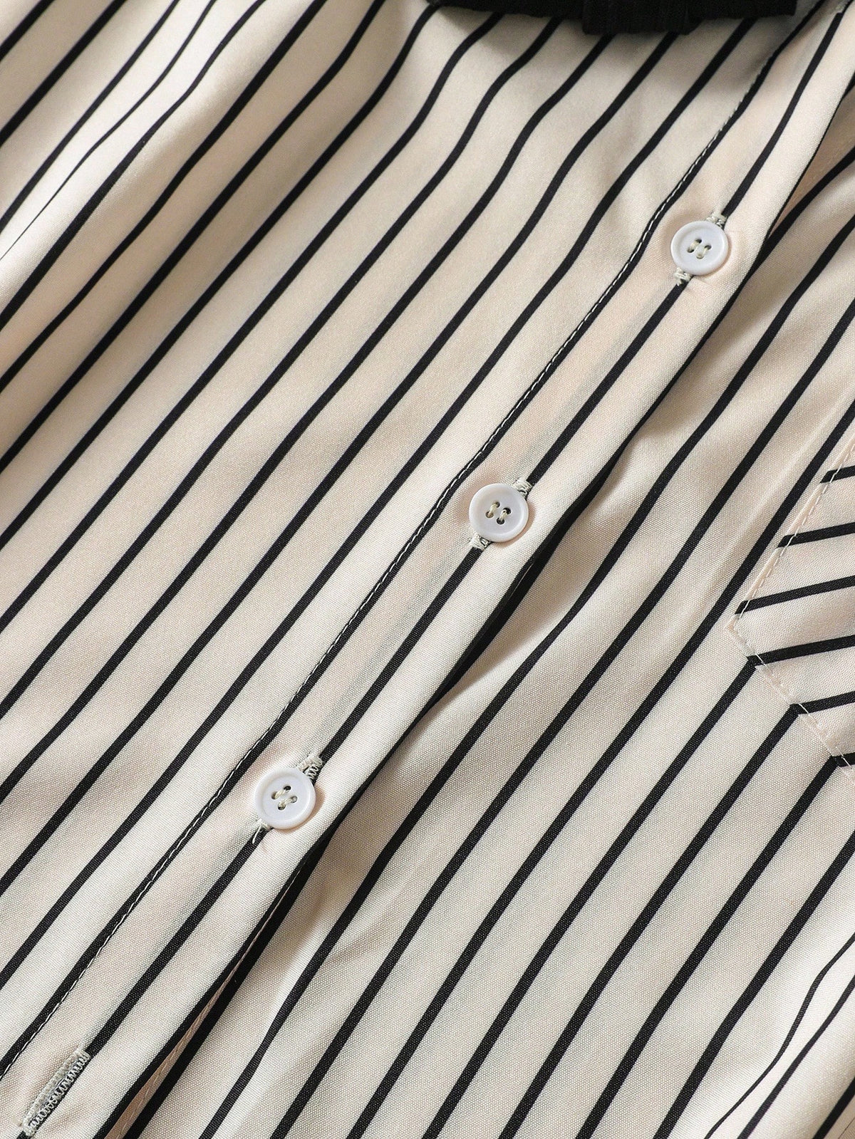 GlowEve Women's Casual Commuter Striped Shawl Collar Shirt