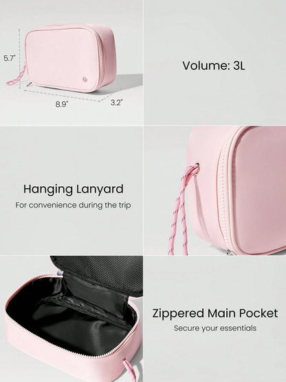 GLOWMODE 3L Sport Large Capacity Water-Repellant Essentials Zippered Kit Storage Bag Daily Casual Travel Trip