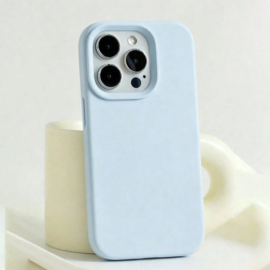 Grooved Button Design, High-Quality Liquid Silicone Phone Case, Compatible With 17 AIR 16 15 14 13 12 11 Pro Max, Soft Waxy Touch, Skin-Friendly And Comfortable.