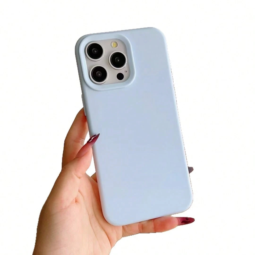 Grooved Button Design, High-Quality Liquid Silicone Phone Case, Compatible With 17 AIR 16 15 14 13 12 11 Pro Max, Soft Waxy Touch, Skin-Friendly And Comfortable.