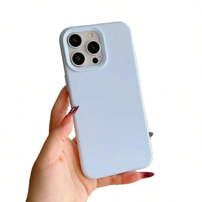 Grooved Button Design, High-Quality Liquid Silicone Phone Case, Compatible With 17 AIR 16 15 14 13 12 11 Pro Max, Soft Waxy Touch, Skin-Friendly And Comfortable.