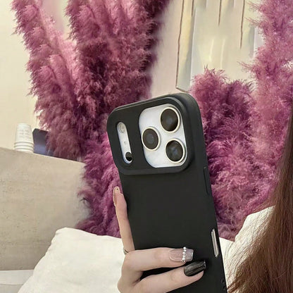 Grooved Button Design, High-Quality Liquid Silicone Phone Case, Compatible With 17 AIR 16 15 14 13 12 11 Pro Max, Soft Waxy Touch, Skin-Friendly And Comfortable.