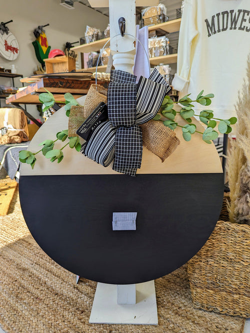 Half Block Black Interchangeable Door Hanger (For Attachments)