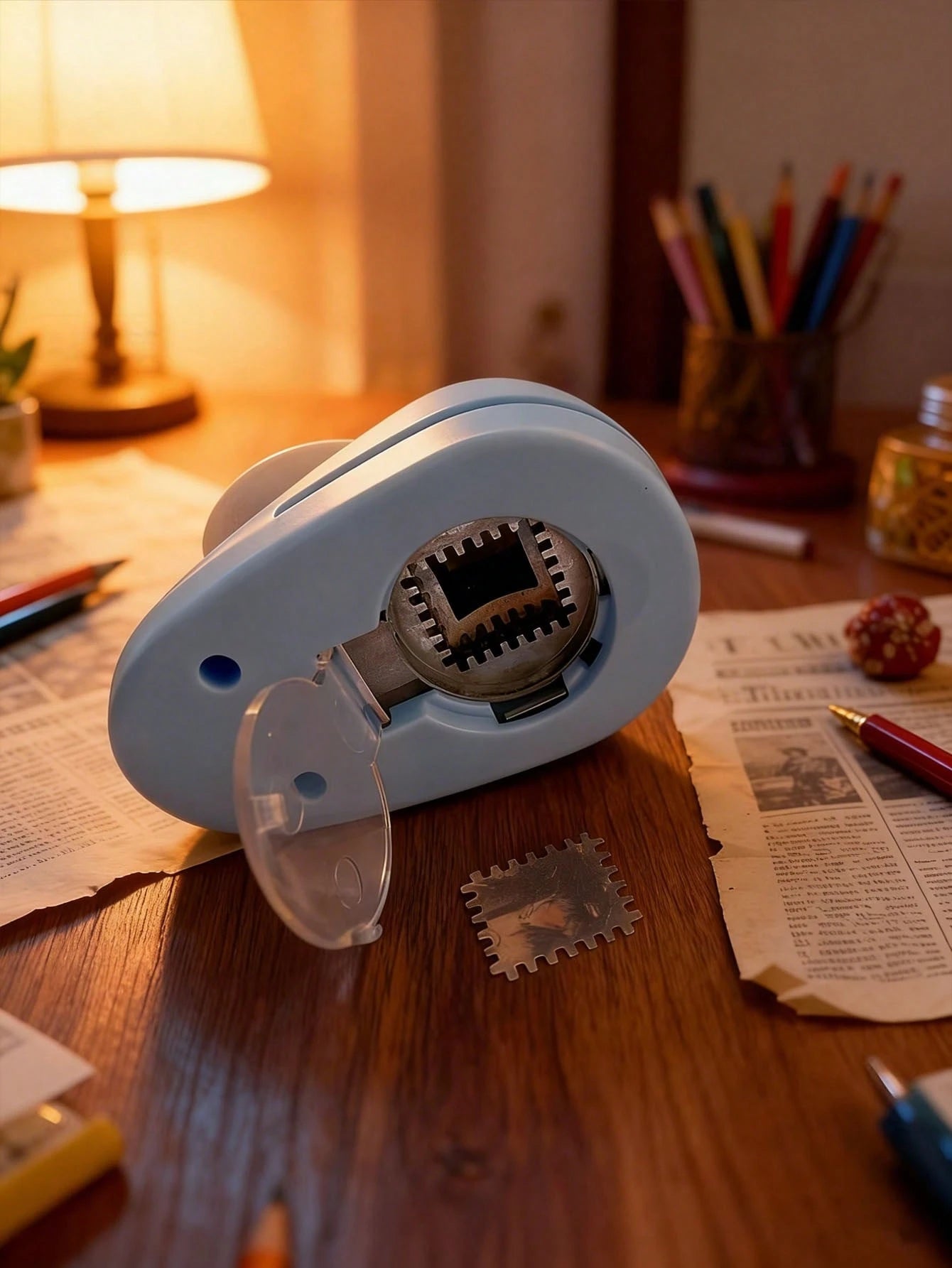 Handheld Decorative Punch And Embossing Tool- Designed With Beautiful Floral Patterns, Ideal For Making Scrapbooks, Journals, Cards, Photography, Album Materials And Journal Decorations