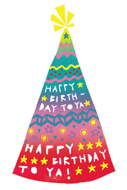 Happy Birthday Happy Birthday To Ya Greeting Card 6-Pack Inspired By Music