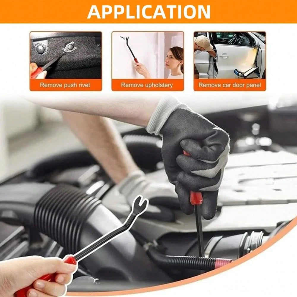 HE26 100PCS Universal Expansion Screw Clips Set, 6 Sizes Automotive Plastic Fastener Kit For Automobiles Mudguard Leaf Plates Door Panel Clip, Car Retainer Clips & Fastener Remover Car Accessories