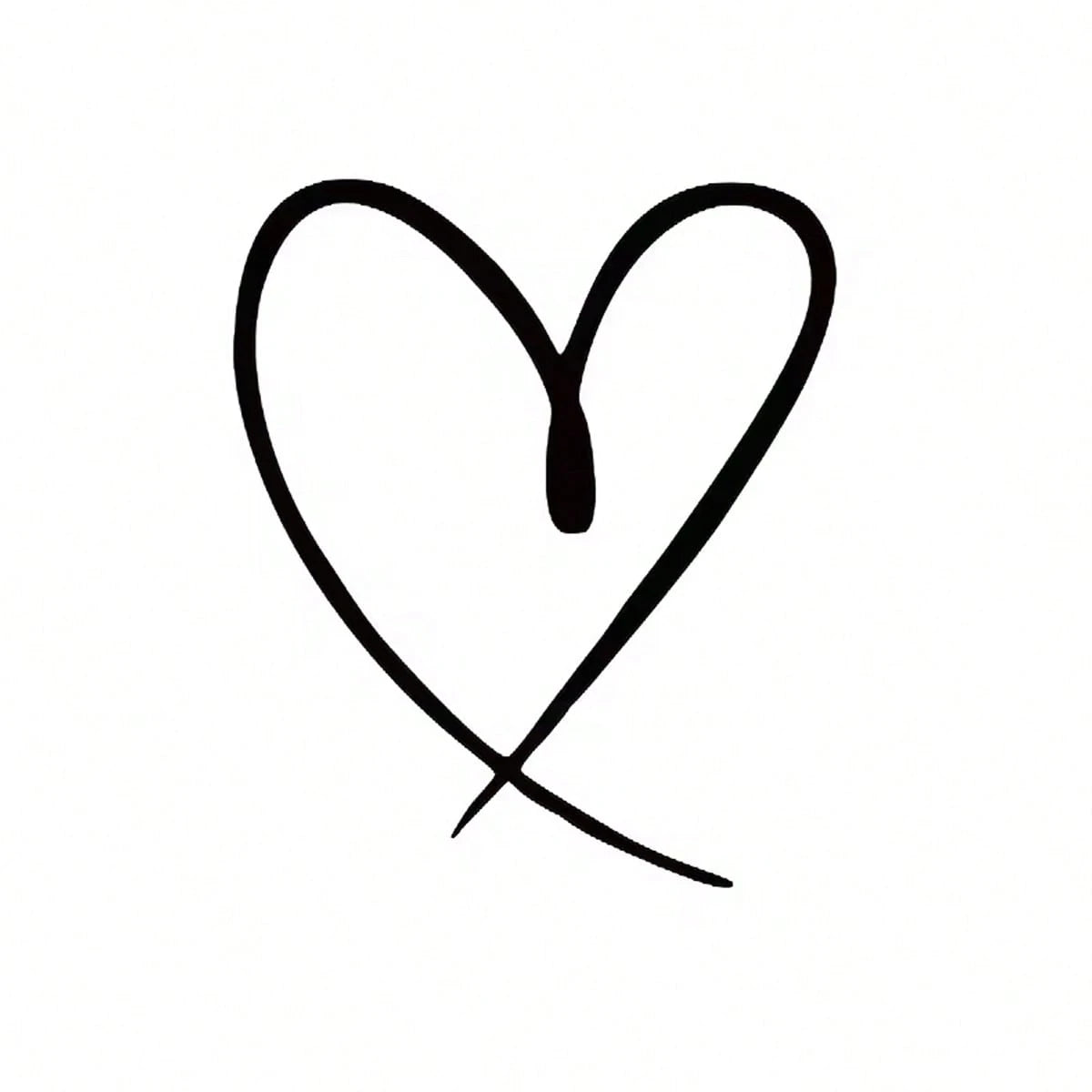 Heart-Shaped Vinyl Stickers- Window Stickers, Laptop Stickers, Wall Stickers, Car Stickers- Car Decoration Stickers