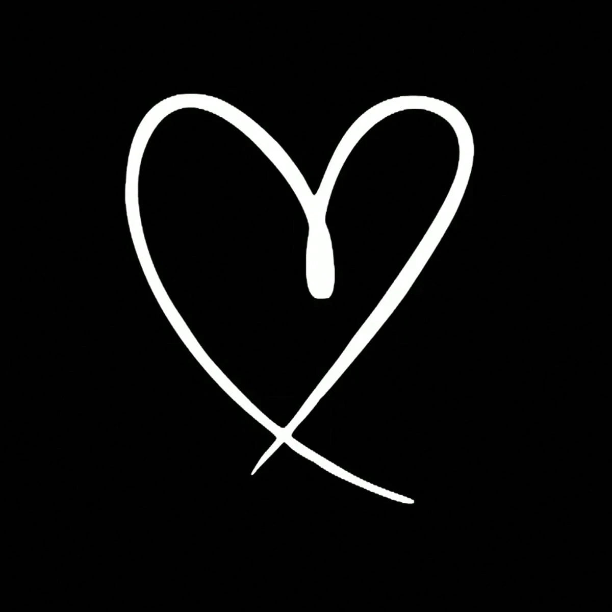 Heart-Shaped Vinyl Stickers- Window Stickers, Laptop Stickers, Wall Stickers, Car Stickers- Car Decoration Stickers